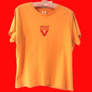 Vegan, Y2K, Minimalist, Beneficial T, Patagonia, Organic T Shirt, Medium